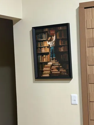Quadro Crescendo com Sucesso na casa de Rodrigo Silva
