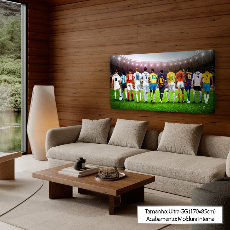 Quadro As Lendas do Futebol — foto 9