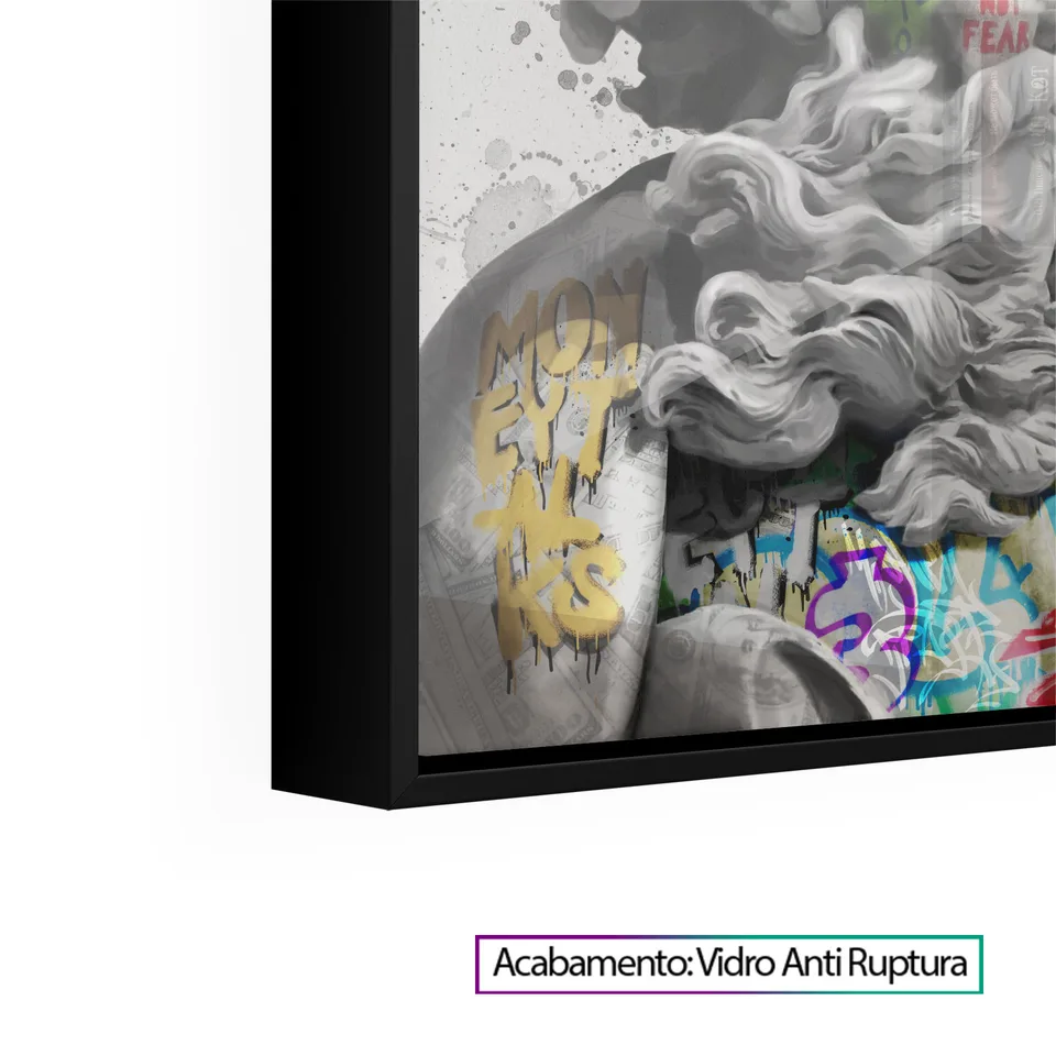 Quadro Zeus Grafite CRAIG