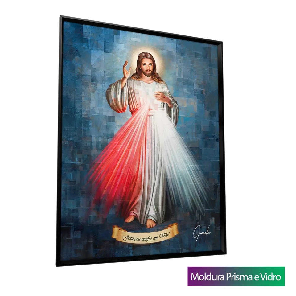 8985 Quadro Jesus Misericordioso Grid Art (6)