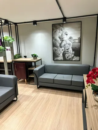 Quadro Família de Leões na casa de Rodrigo Menezes