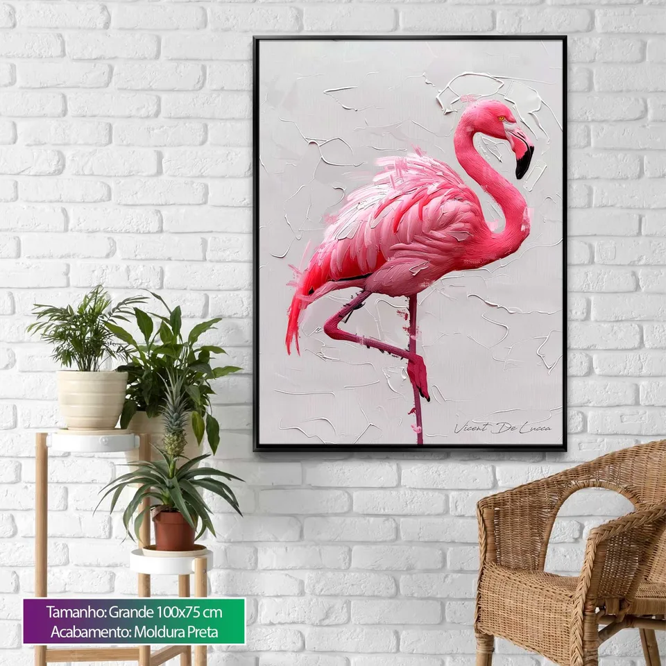 7002 Quadro Flamingo Encantador (1)
