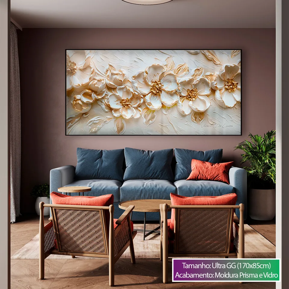 Quadro Flores da Esperança, de Vicent de Lucca — foto 2