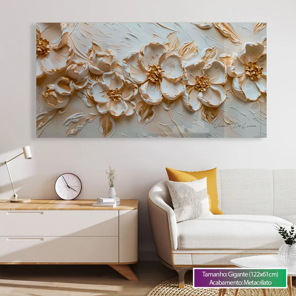 Quadro Flores da Esperança, de Vicent de Lucca — foto 3
