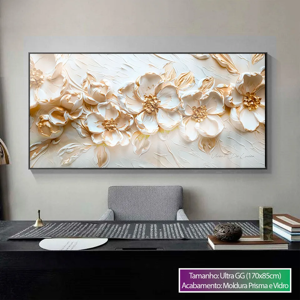 Quadro Flores da Esperança, de Vicent de Lucca — foto 7