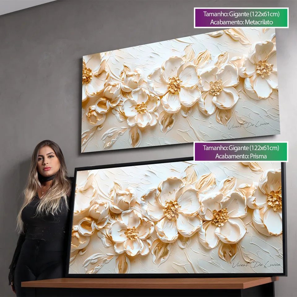 Quadro Flores da Esperança, de Vicent de Lucca — foto 8