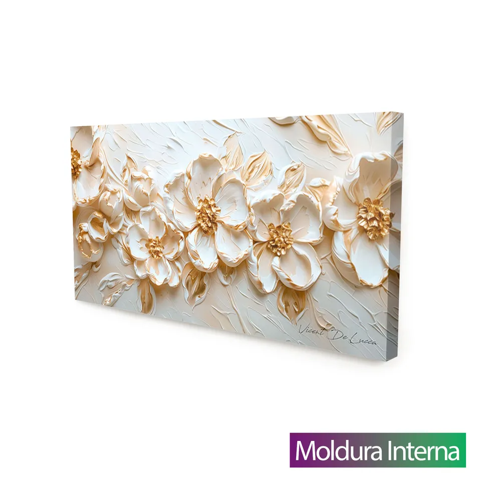 Quadro Flores da Esperança com moldura interna