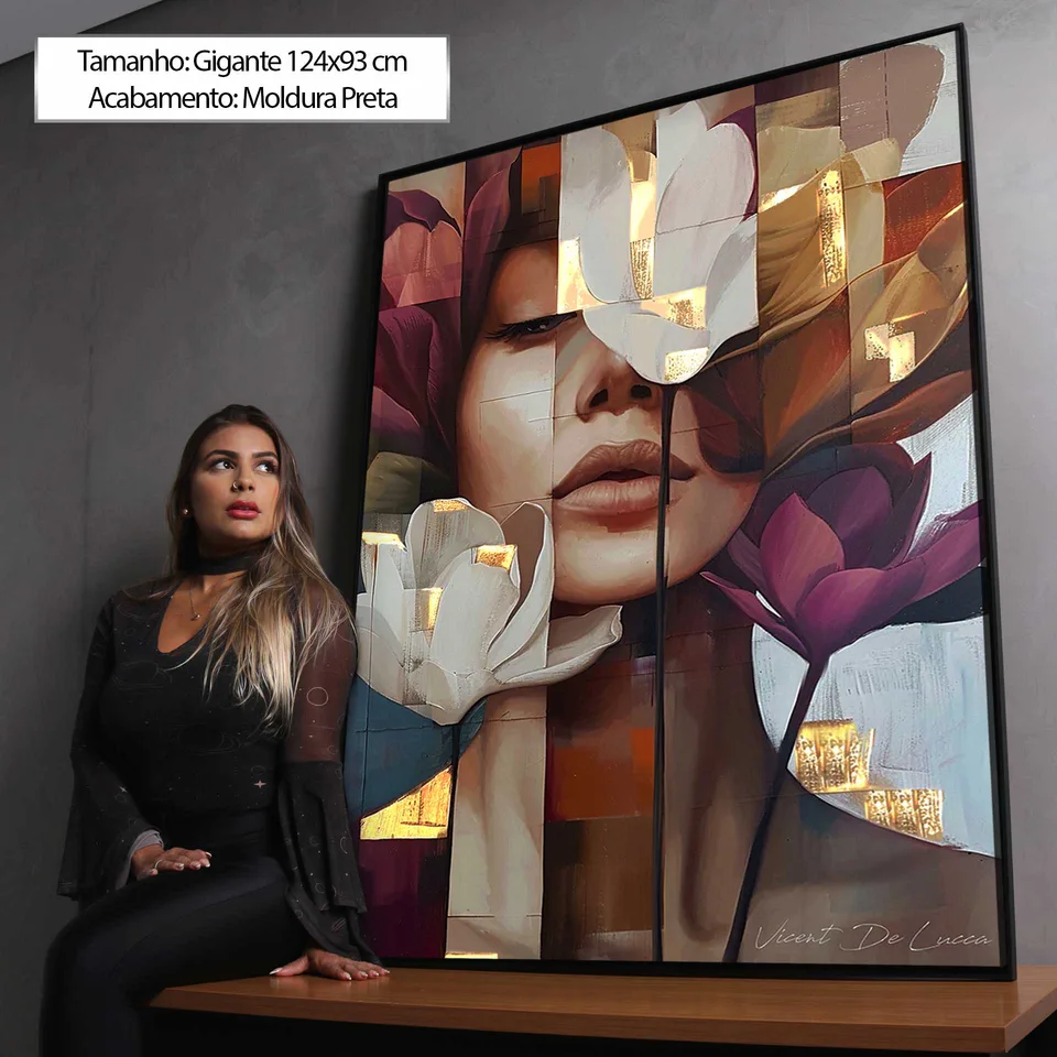 Quadro Florescer da Beleza, de Vicent de Lucca — foto 3