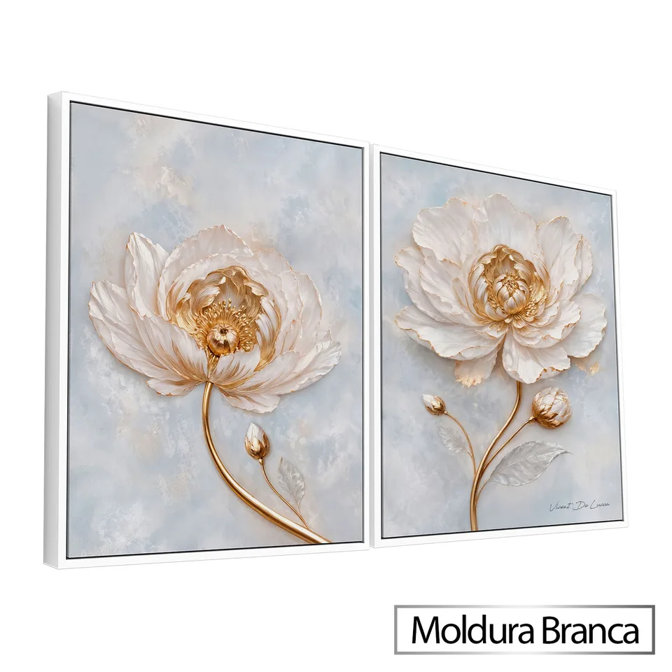 Quadro Florescer da Paz 2 peças — foto 9