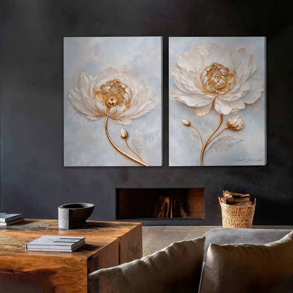 Quadro Florescer da Paz 2 peças — foto 4