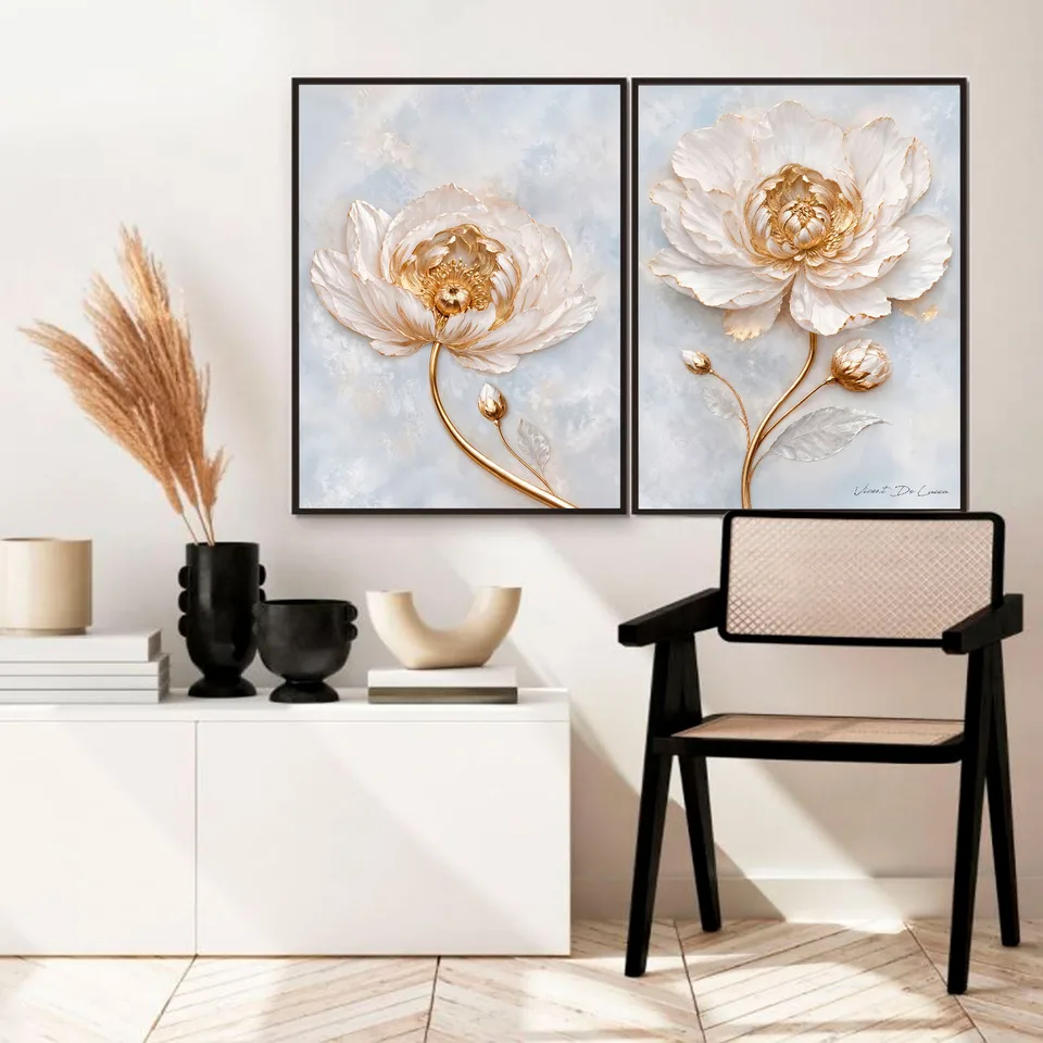Quadro Florescer da Paz 2 peças — foto 5