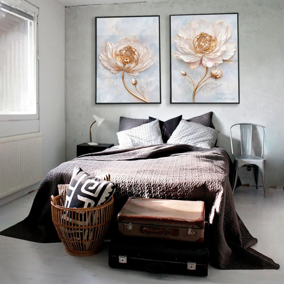 Quadro Florescer da Paz 2 peças — foto 6