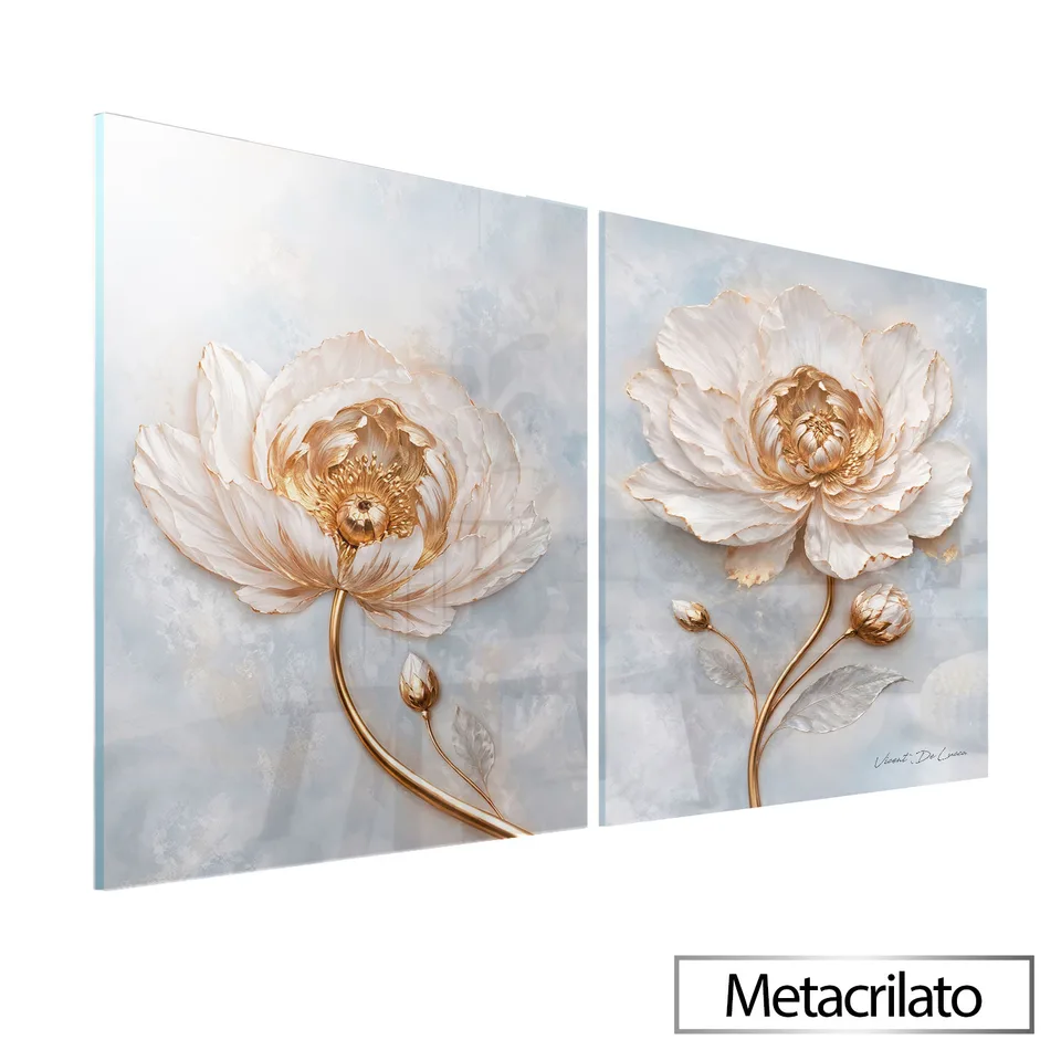 Quadro Florescer da Paz 2 peças — foto 7