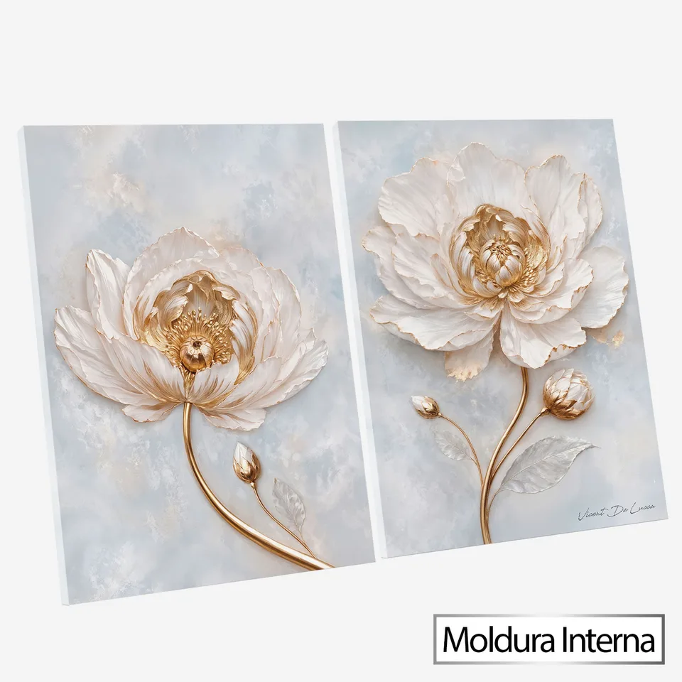 Quadro Florescer da Paz 2 peças — foto 8