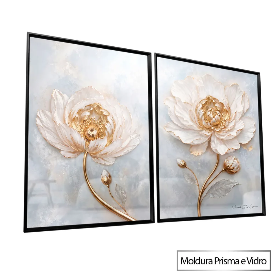 Quadro Florescer da Paz 2 peças — foto 10
