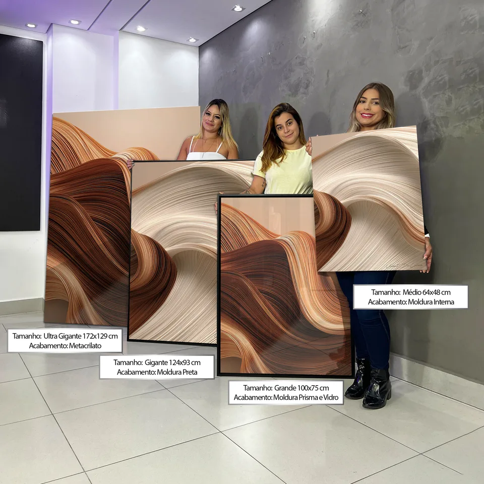Quadro Fluidez Natural - 2 Peças, de Vicent de Lucca — foto 6