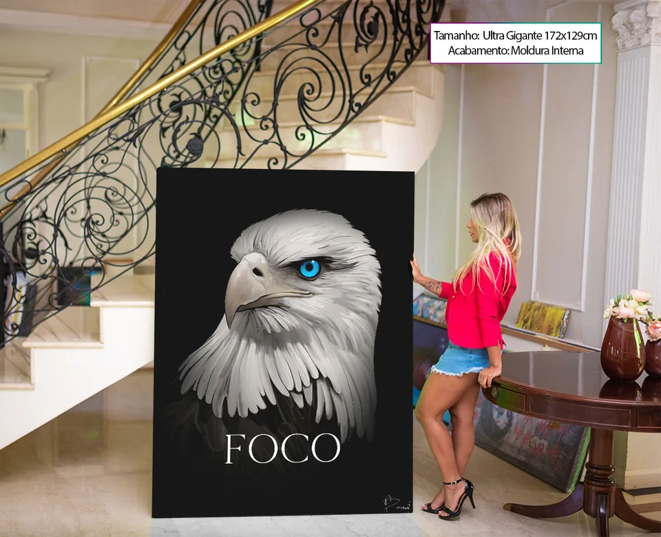 8264 Quadro Foco da Águia 8