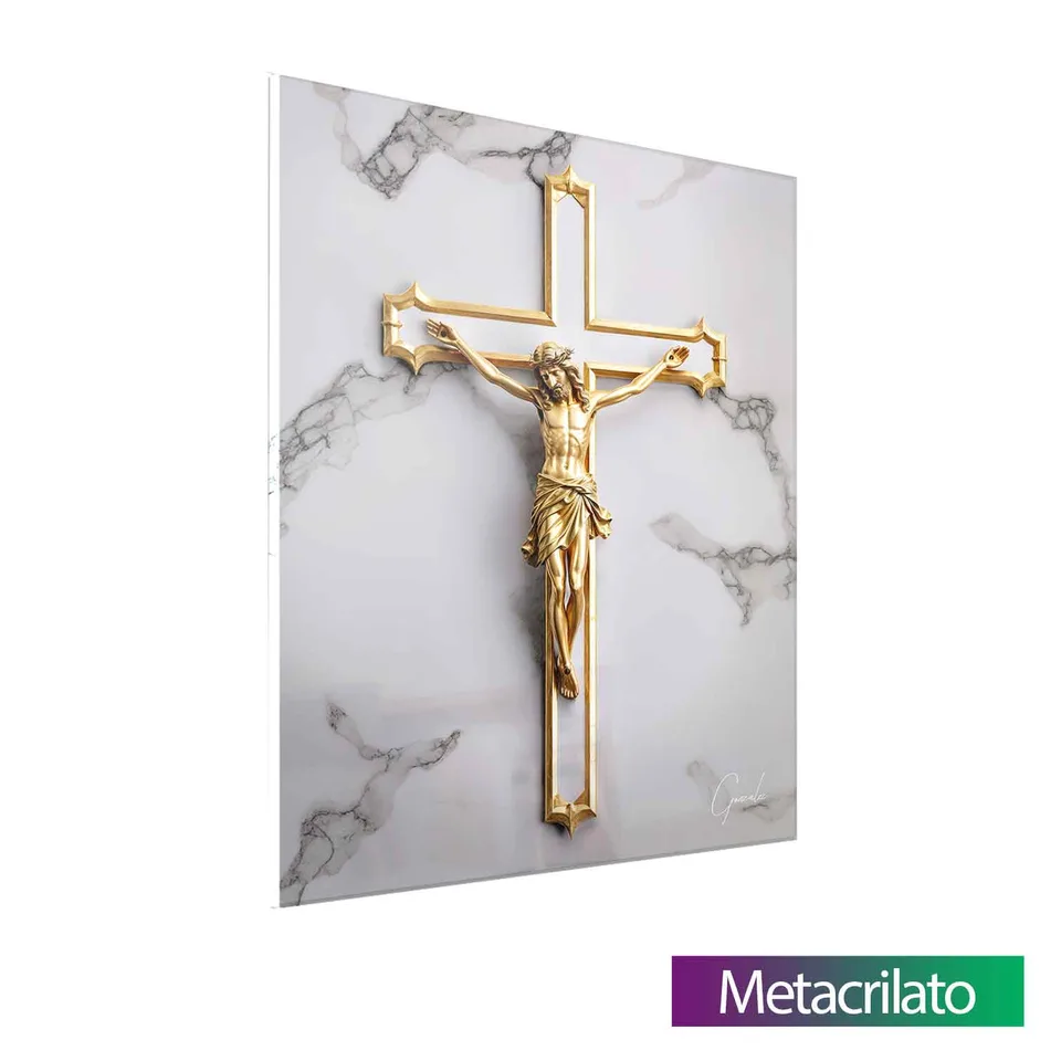 Quadro Foi Por Nós com acabamento em metacrilato