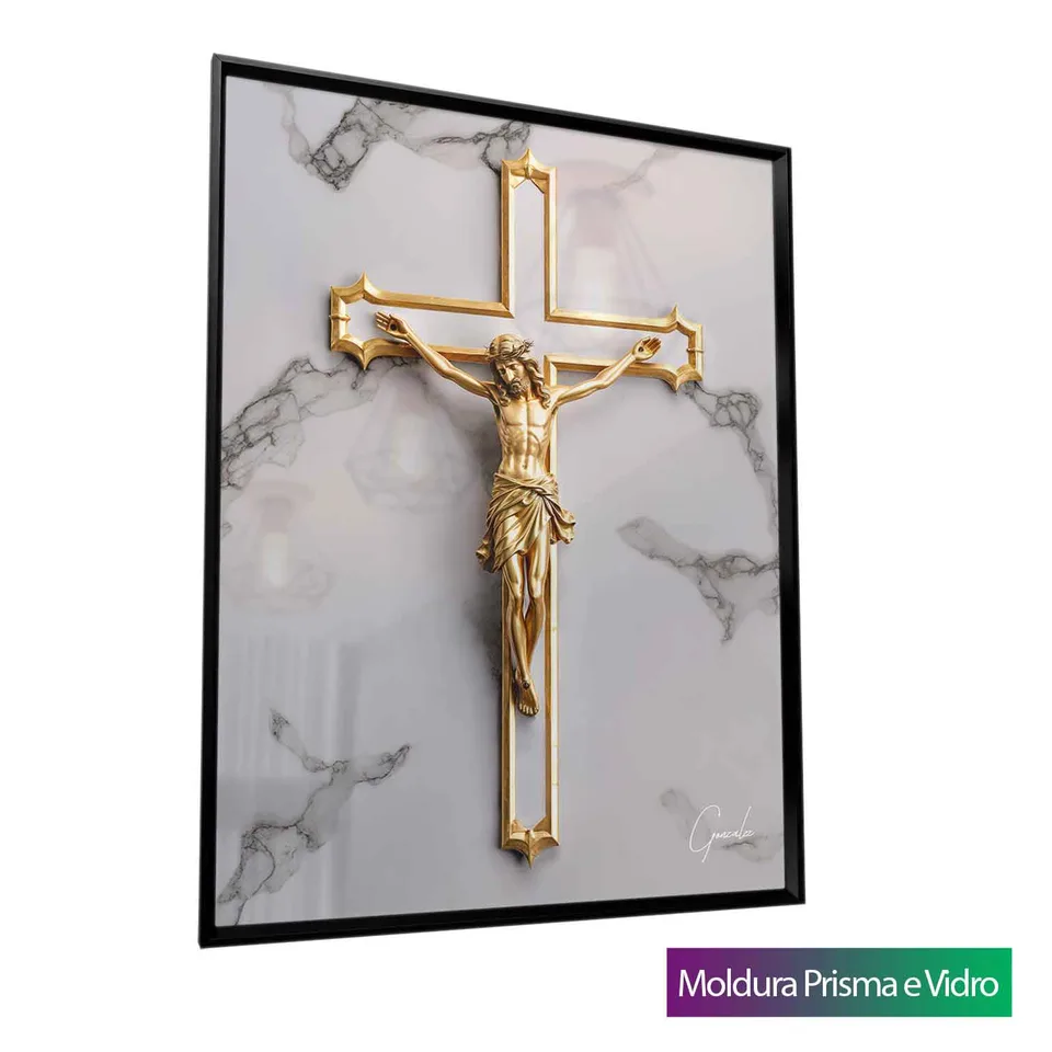 Quadro Foi Por Nós com moldura Prisma e vidro