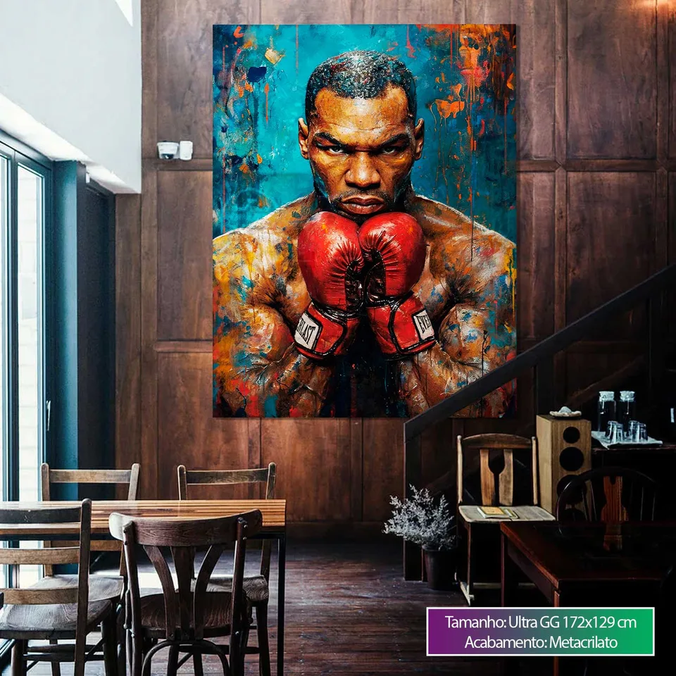 Quadro Glória e Poder Mike Tyson, de Le Roux — foto 2