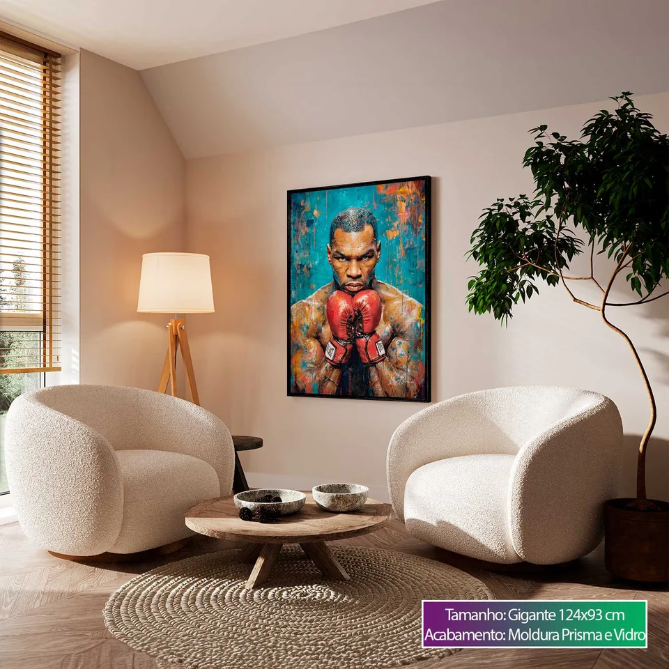 Quadro Glória e Poder Mike Tyson, de Le Roux — foto 3