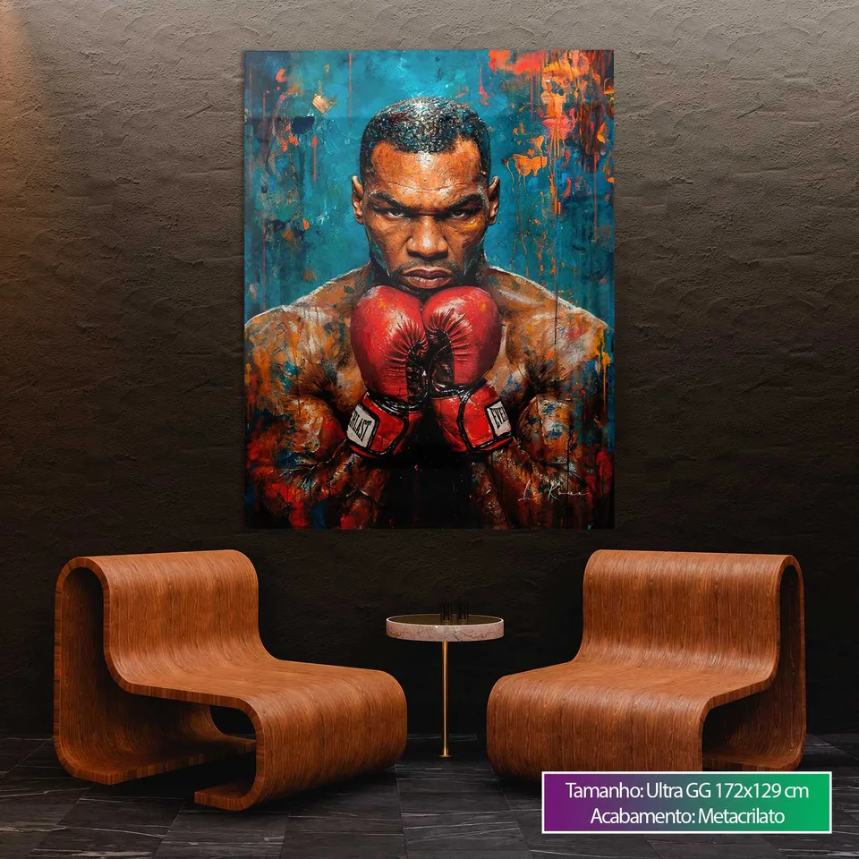 Quadro Glória e Poder Mike Tyson, de Le Roux — foto 4
