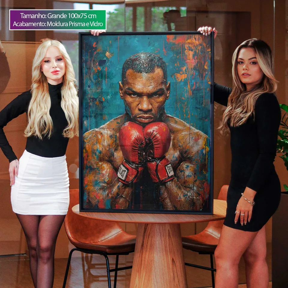 Quadro Glória e Poder Mike Tyson, de Le Roux — foto 6