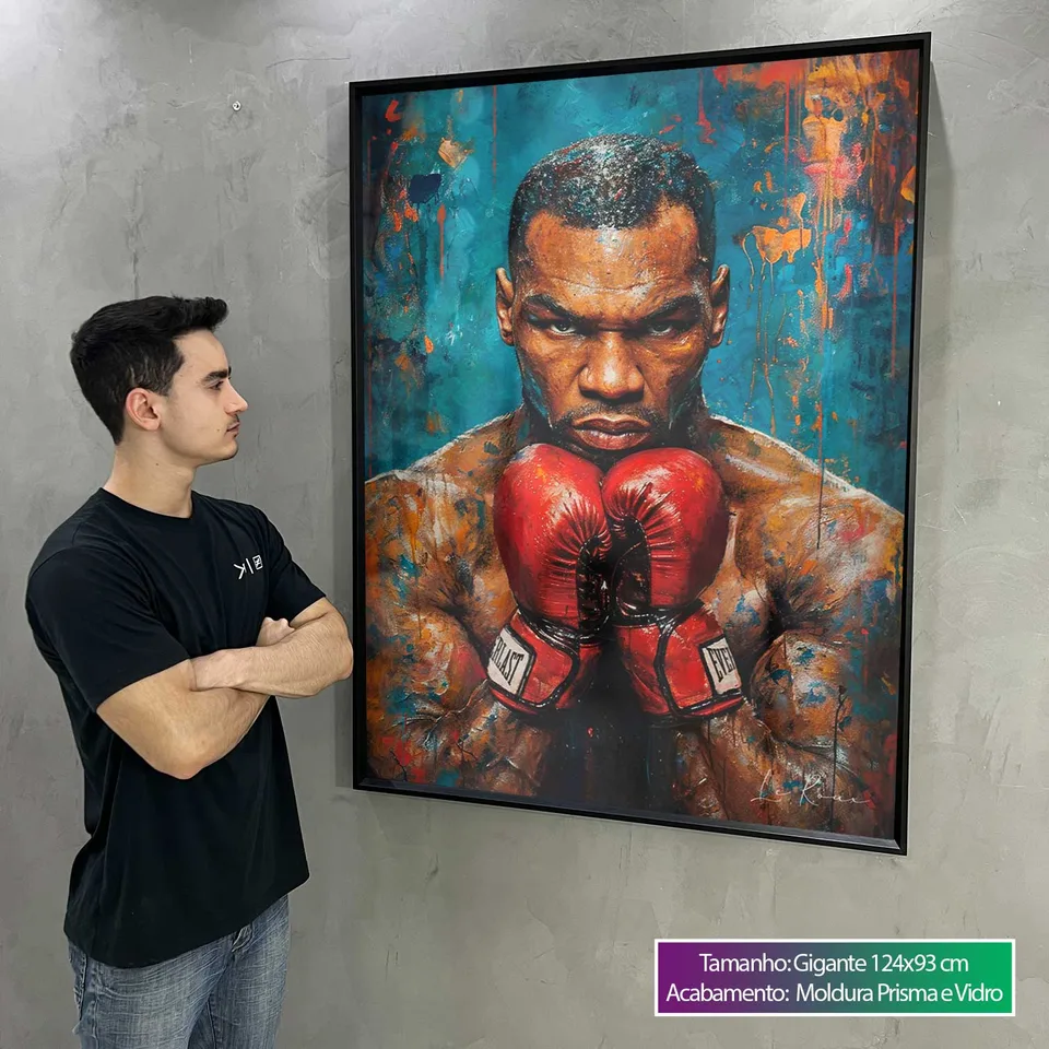 Quadro Glória e Poder Mike Tyson, de Le Roux — foto 7