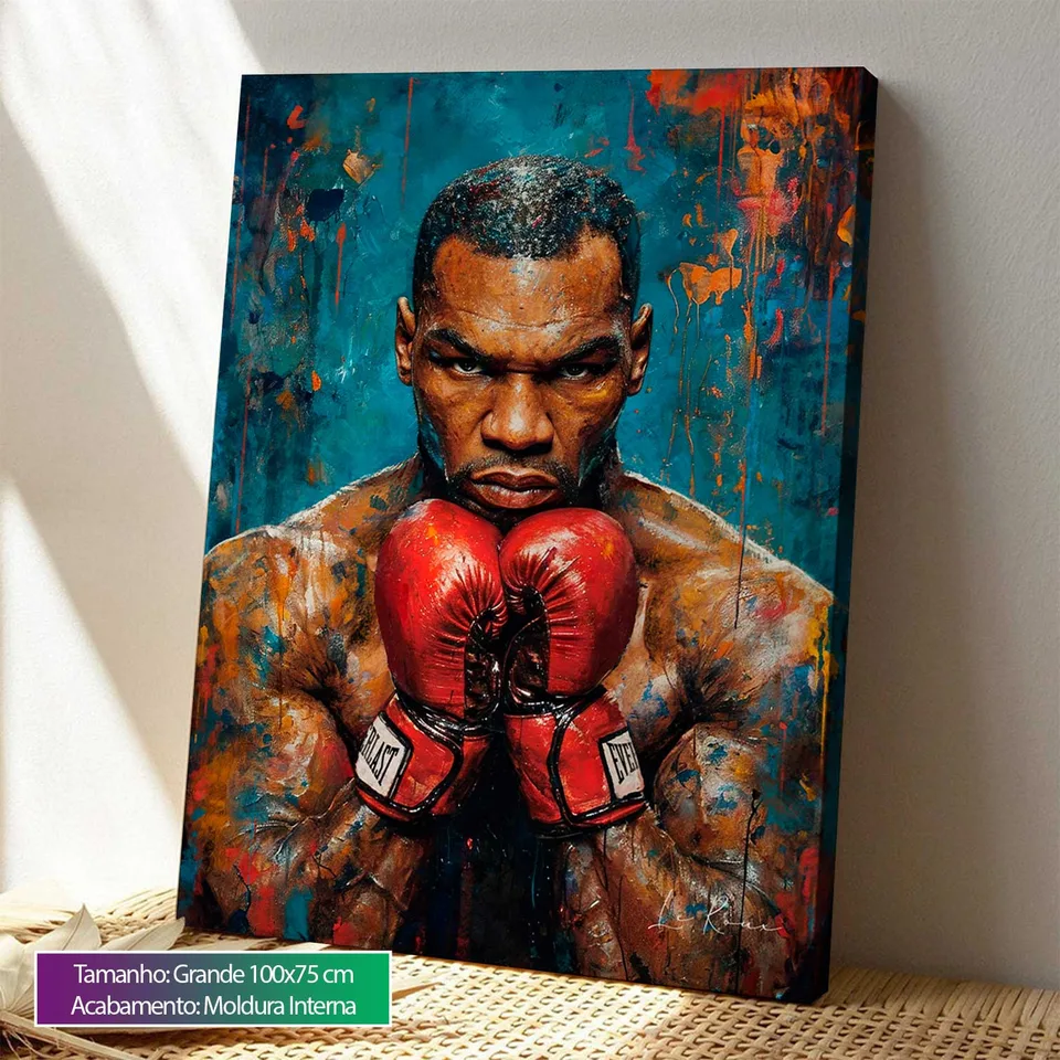 Quadro Glória e Poder Mike Tyson, de Le Roux — foto 8