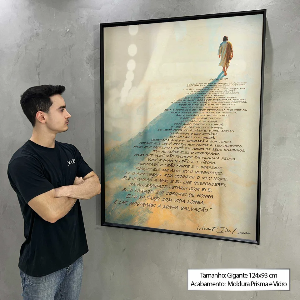 Quadro Jesus e o Caminho Sagrado, de Vicent de Lucca — foto 6