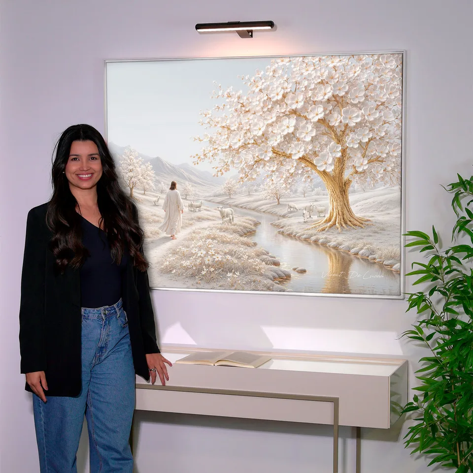 Quadro Jesus e o Jardim da Paz — foto 4