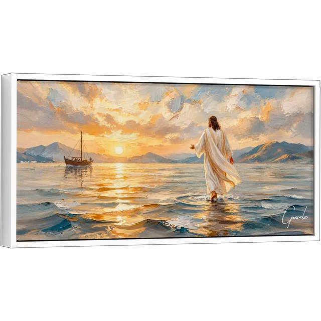 Quadro Jesus no Caminho das Águas