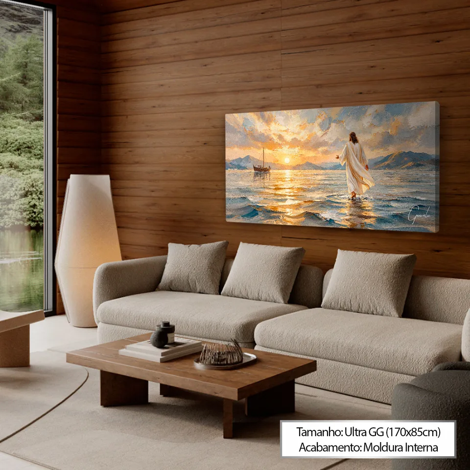 Quadro Jesus no Caminho das Águas, de Gonzalez — foto 7