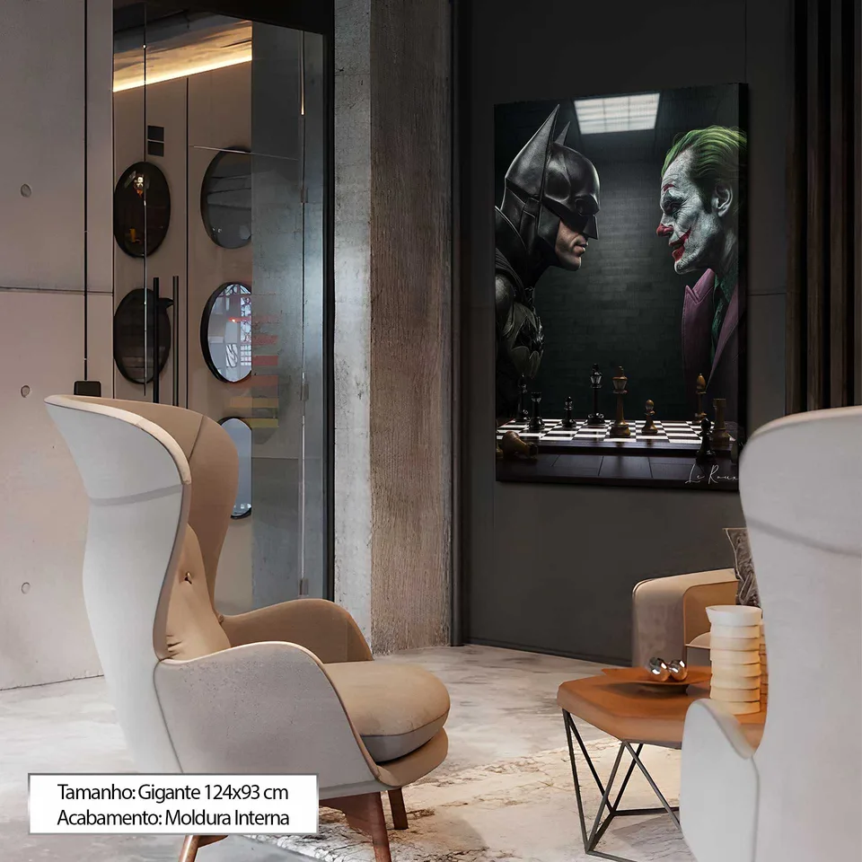 Quadro Jogada Final Batman e Coringa, de Le Roux — foto 11