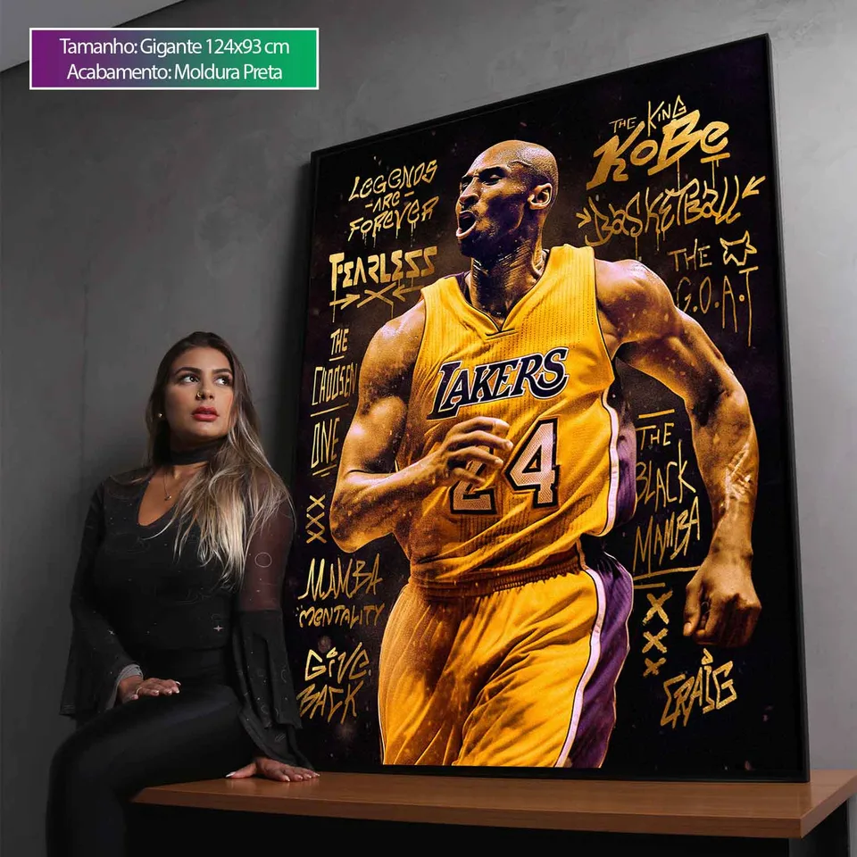 Quadro Kobe Bryant Grafite CRAIG, de CRAIG — foto 2