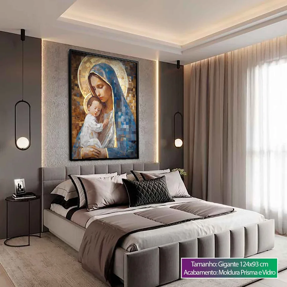 Quadro Maria e Jesus Grid Art, de Gonzalez — foto 7