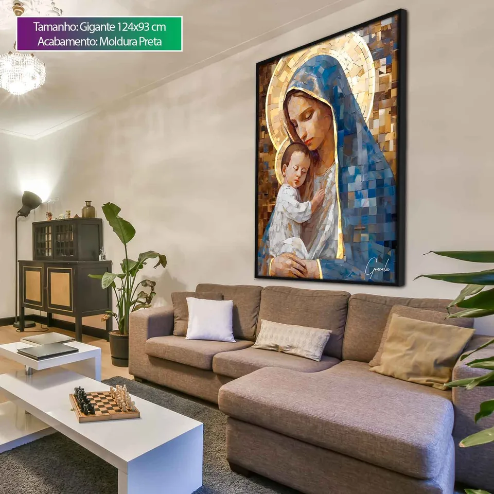 Quadro Maria e Jesus Grid Art, de Gonzalez — foto 8