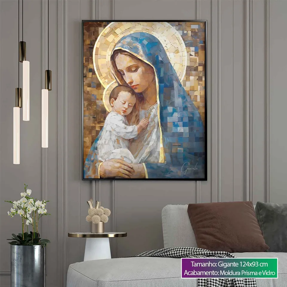 Quadro Maria e Jesus Grid Art, de Gonzalez — foto 9