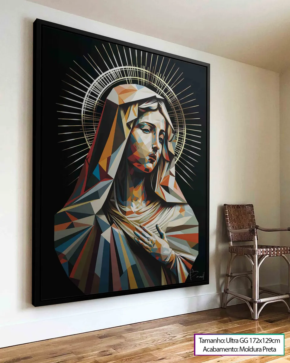 Quadro Maria Geométrica, de Benoit — foto 2