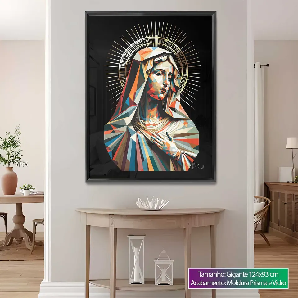 Quadro Maria Geométrica, de Benoit — foto 4