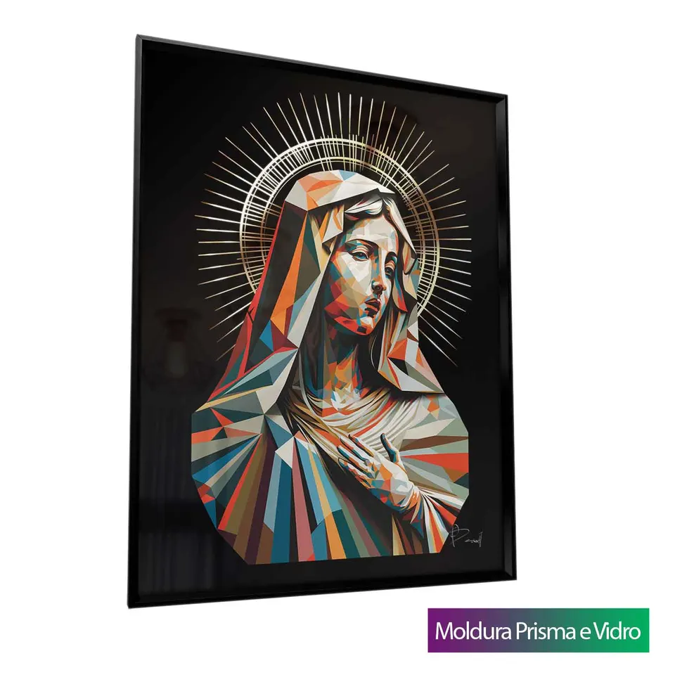 Quadro Maria Geométrica, de Benoit — foto 9