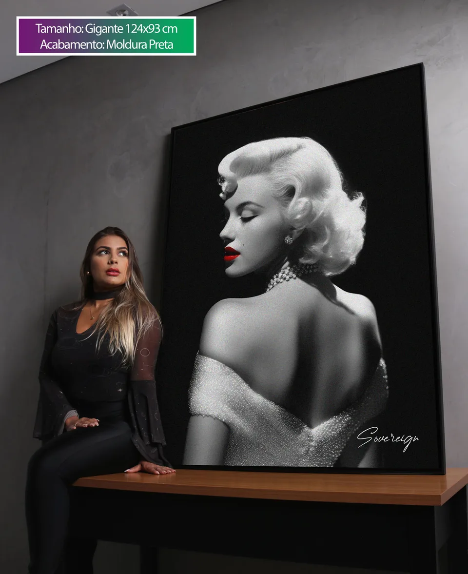 Quadro Marilyn Monroe para sala, de Sovereign — foto 3