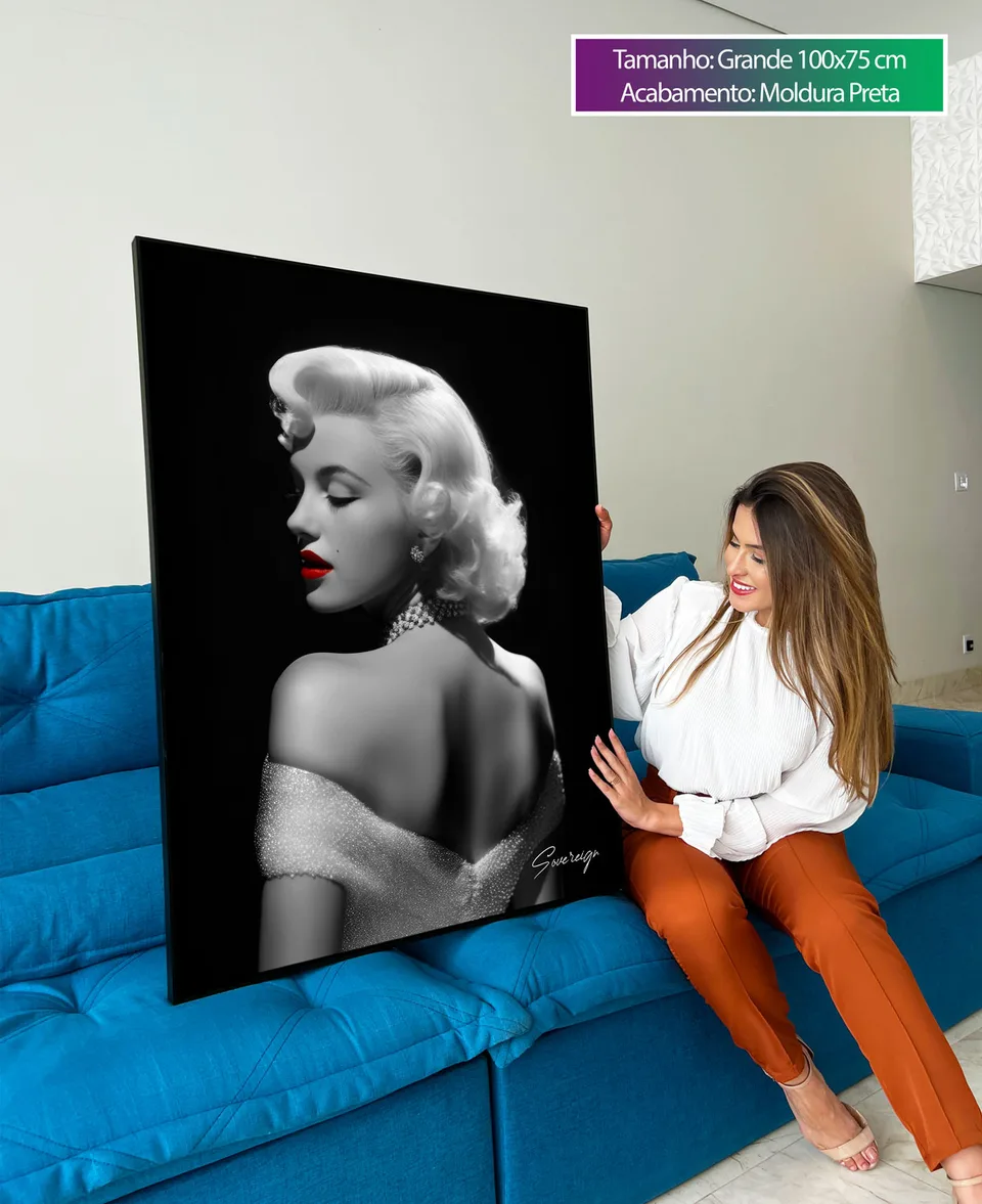 Quadro Marilyn Monroe para sala, de Sovereign — foto 6