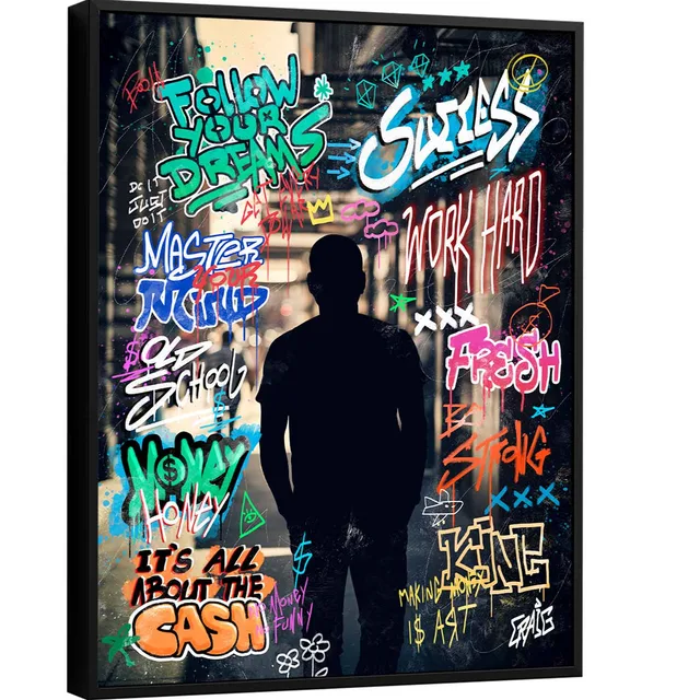 Quadro Masterpiece Fotograffiti - Sua Foto Grafitada por CRAIG