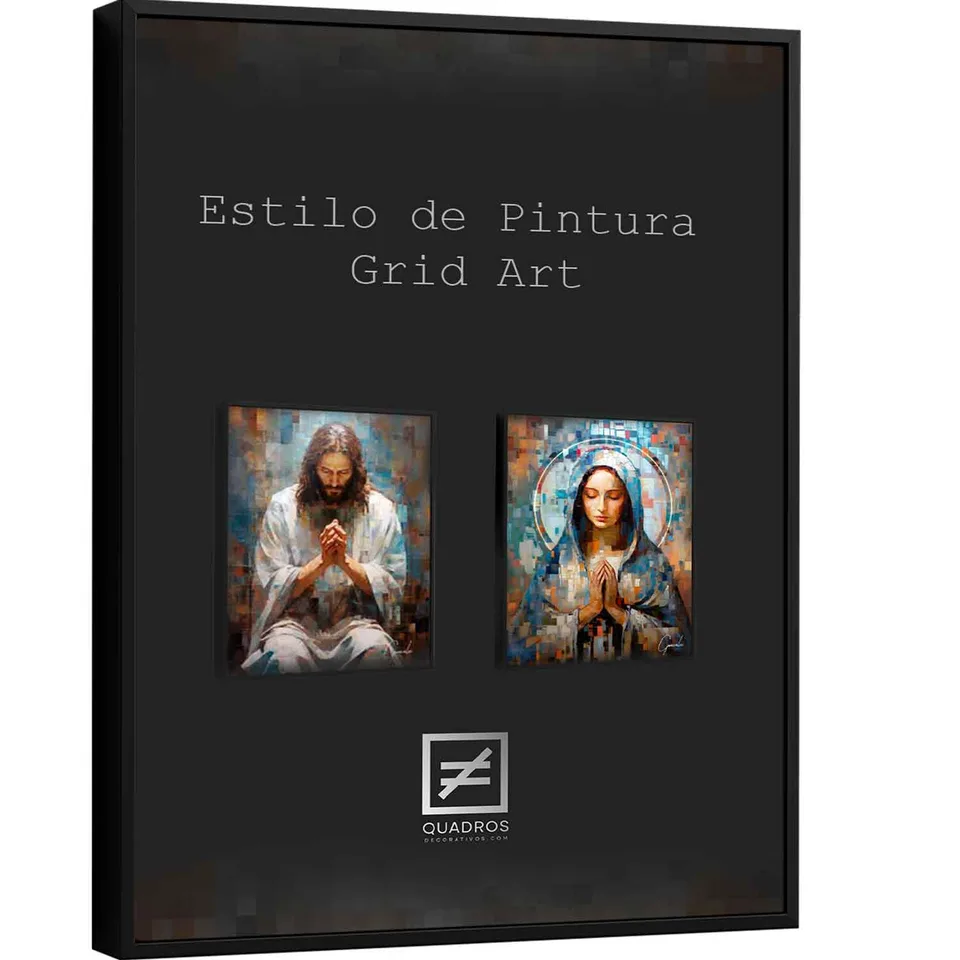 Masterpiece Grid Art - Sua Foto em Pintura Grid