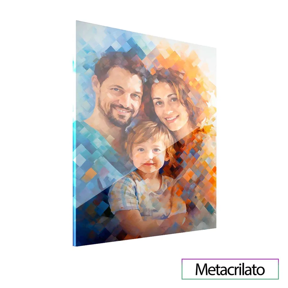 Quadro Masterpiece Grid Art - Sua Foto em Pintura Grid com acabamento em metacrilato (foto 8)