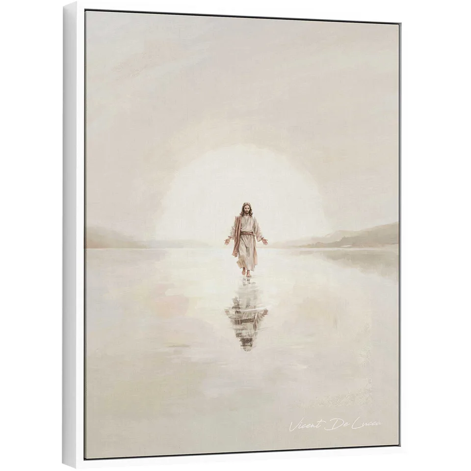 Quadro milagre Sobre as Águas – Coleção Minimalista