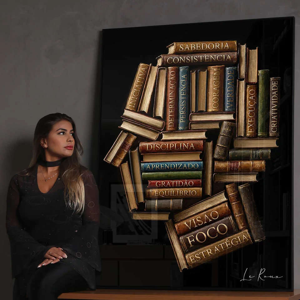 Quadro Mindset do Conhecimento, de Le Roux — foto 2
