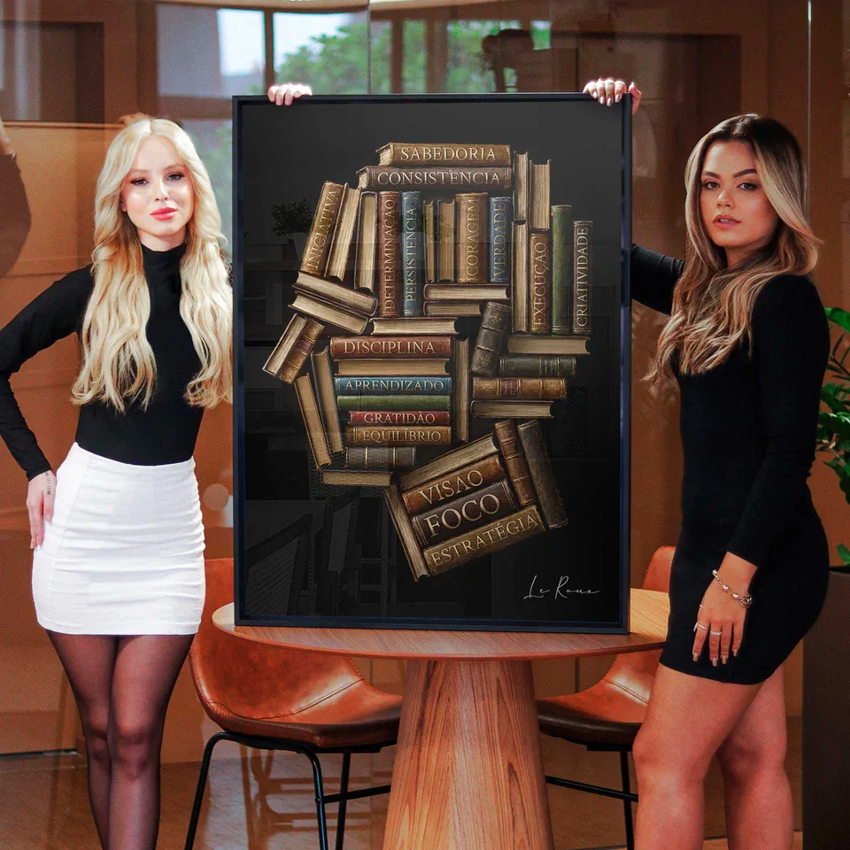 Quadro Mindset do Conhecimento, de Le Roux — foto 3