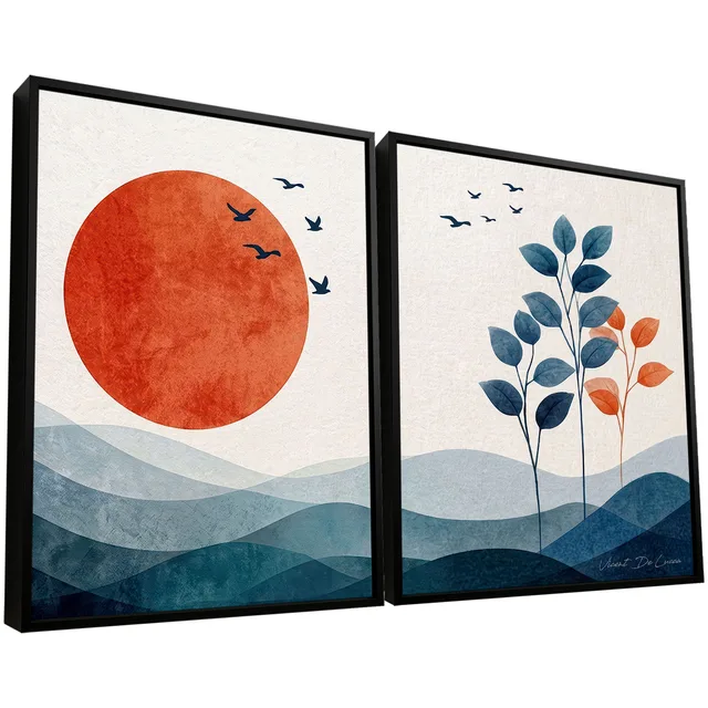 Quadro Minimalismo Natural - 2 Peças